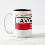 avgas 100LL only Two-Tone Coffee Mug<br><div class="desc">AVGAS 100 LL only mug</div>