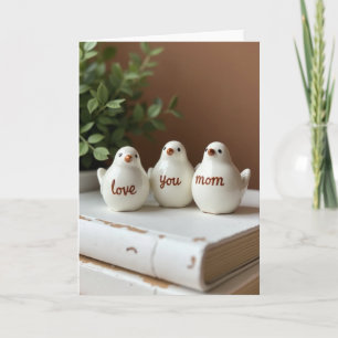 Avian Mothers Day Saying Card