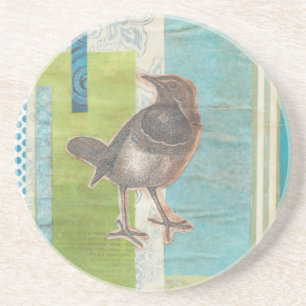 Avian Scrapbook I Coaster