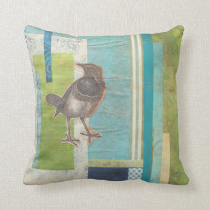 Avian Scrapbook I Cushion