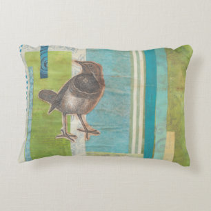 Avian Scrapbook I Decorative Cushion