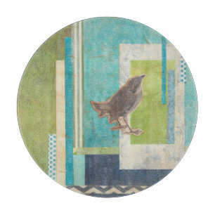 Avian Scrapbook II Cutting Board