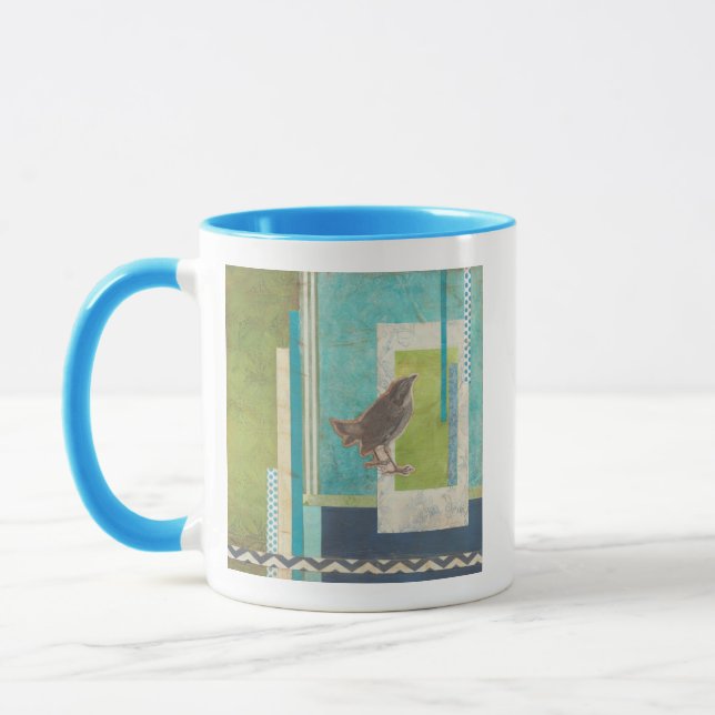Avian Scrapbook II Mug (Left)