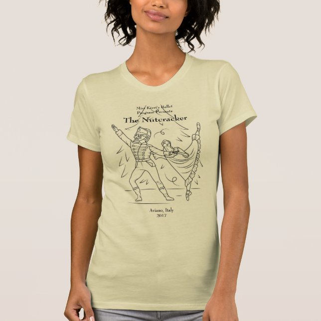 Aviano Ballet Program Womens Nutcracker Shirt (Front)