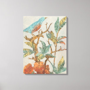 Aviary Collage I Canvas Print