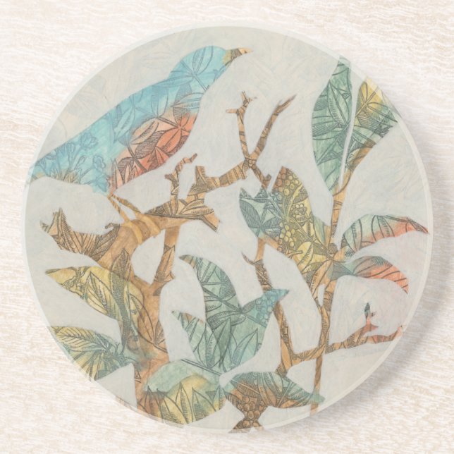 Aviary Collage I Coaster (Front)