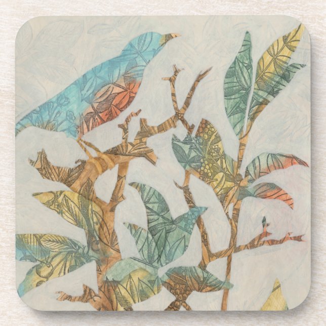 Aviary Collage I Coaster (Front)