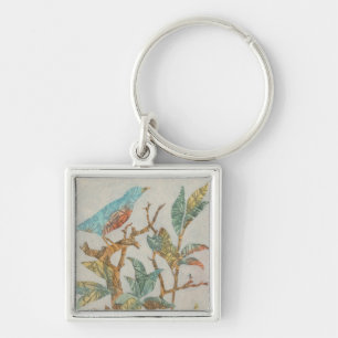 Aviary Collage I Key Ring