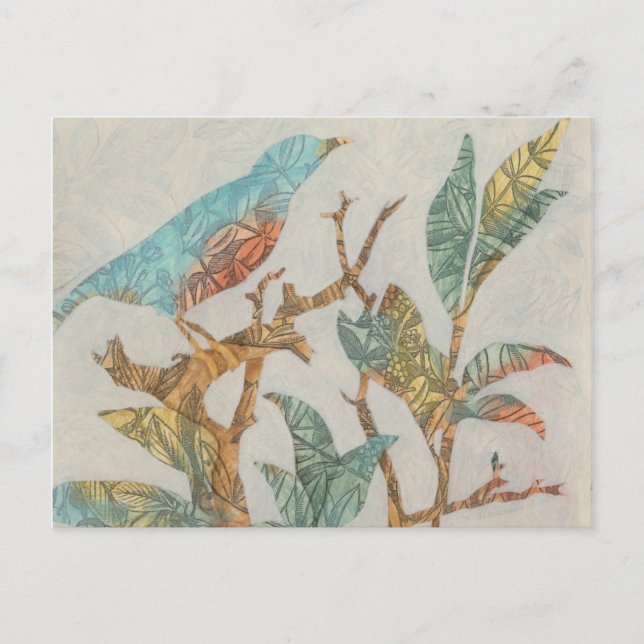 Aviary Collage I Postcard (Front)