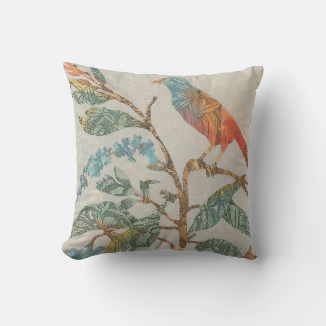 Aviary Collage II Cushion (Front)