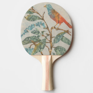 Aviary Collage II Ping Pong Paddle