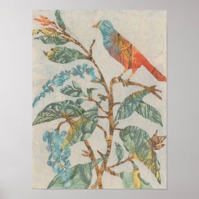 Aviary Collage II Poster (Front)