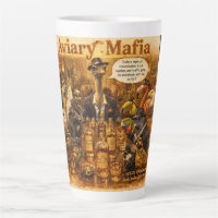 Aviary Mafia Cartoon – Feathered Mob Family Humour