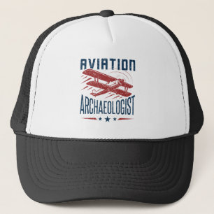 Aviation Archaeologist Archaeolgy Trucker Hat