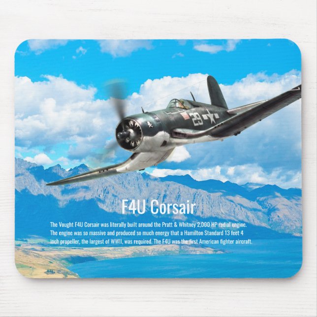 Aviation Art Mousepad "F4U Corsair" (Front)