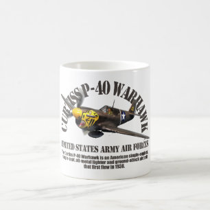 Aviation Art mug “Curtiss P-40 Warhawk "