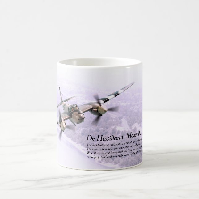 Aviation Art Mug "De Havilland Mosquito" (Center)