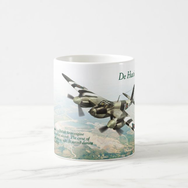 Aviation Art Mug "De Havilland Mosquito" (Center)