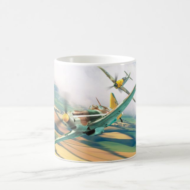 Aviation Art mug "Dewoitine D.520" (Center)