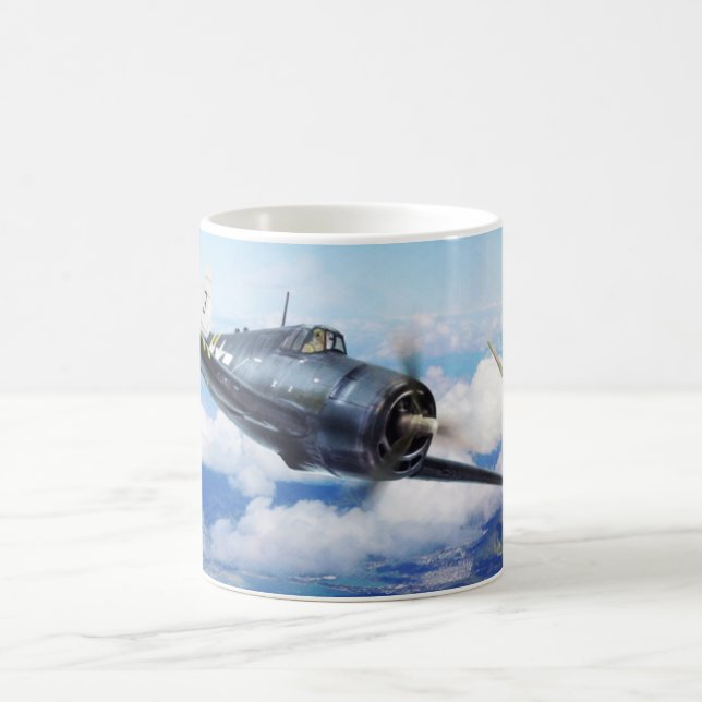 Aviation Art mug "F6F Hellcat" (Center)
