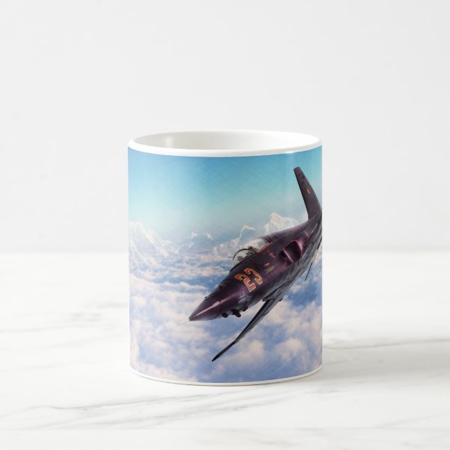 Aviation Art Mug "F-5E Tiger II" (Center)