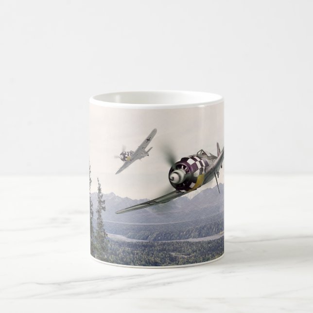 Aviation art mug"Fw190" Coffee Mug (Center)