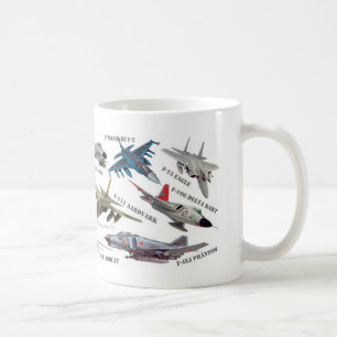 Aviation Art mug "Jet fighter"ジェット戦闘