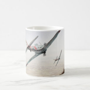 Aviation Art mug "Nakajima Ki-43 Hayabusa Oscar"