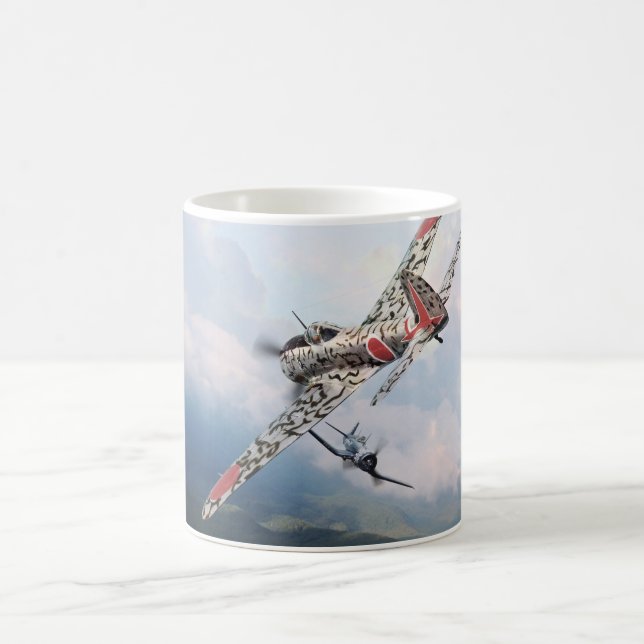 Aviation Art mug "Nakajima Ki-43 Oscar" (Center)