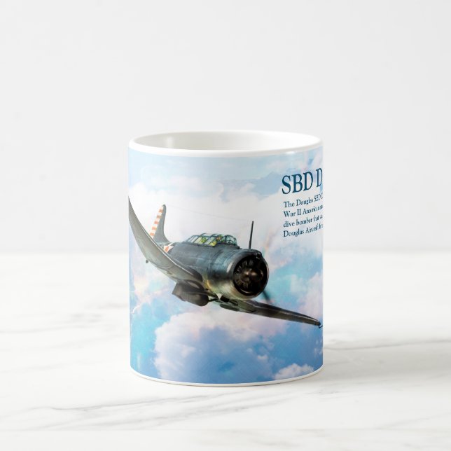 Aviation Art Mug "SBD Dauntless" (Center)
