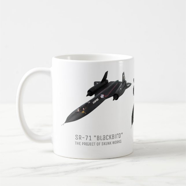 Aviation Art Mug "SR-71 Blackbird" (Left)