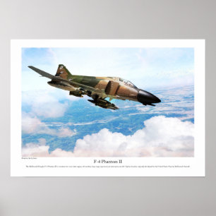 Aviation Art Poster “F-4 Phantom II "