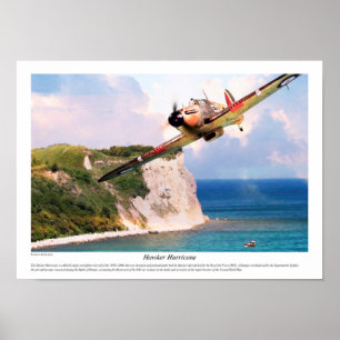 Aviation Art Poster "Hawker Hurricane"