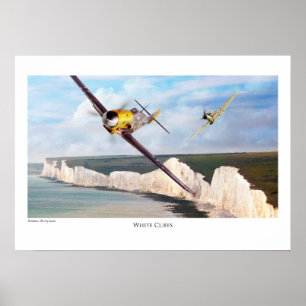 Aviation Art poster "Messerschmitt Bf 109"