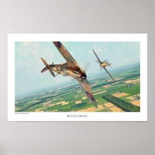 Aviation Art Poster "Spitfire"