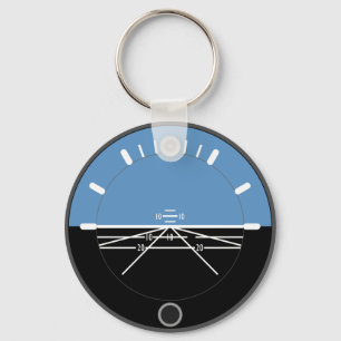 Aviation Basic Button Keychain