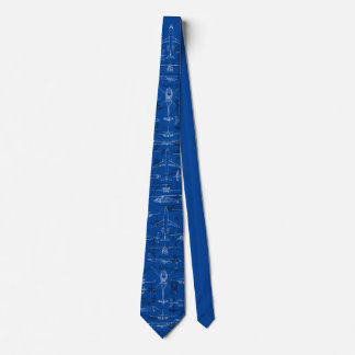 Aviation Blueprint Tie: UH-60 ERJ-175 CRJ-200 Tie