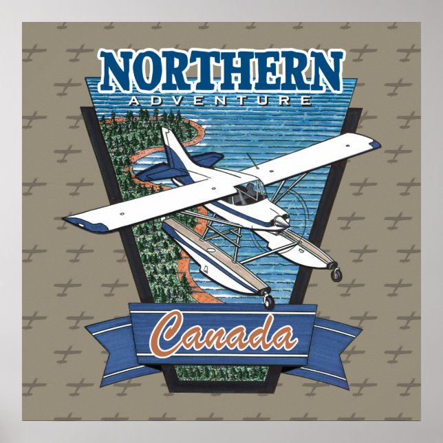 Aviation Canada Northern Adventure Poster (Front)