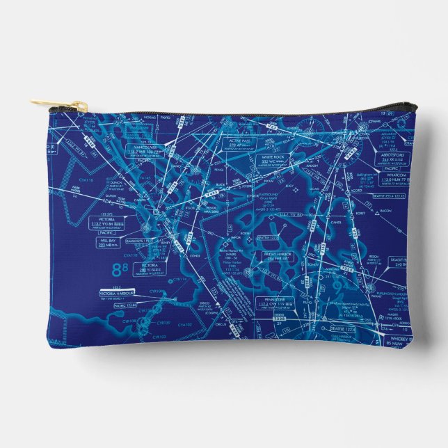Aviation Chart Accessory Pouch (Front)