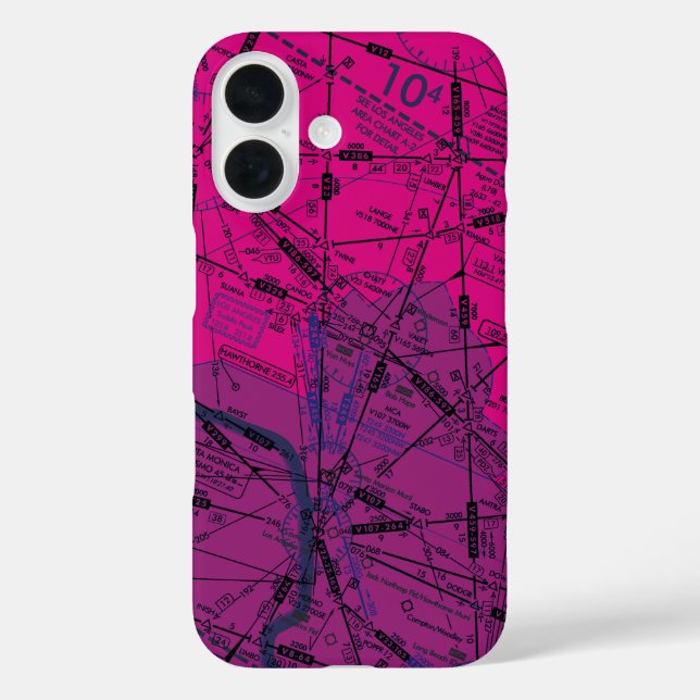 Aviation Chart Case-Mate iPhone Case (Back)