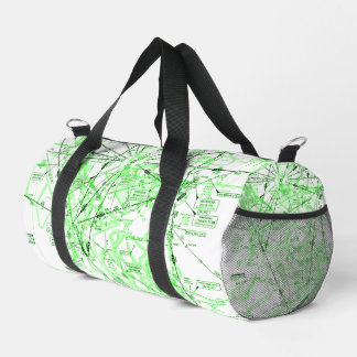 Aviation Chart Duffle Bag