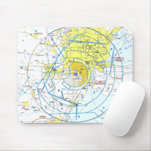 Aviation Chart Mouse Pad