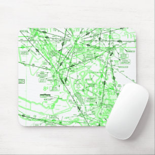Aviation Chart Mouse Pad