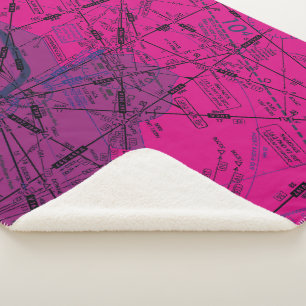 Aviation Chart Sherpa Blanket