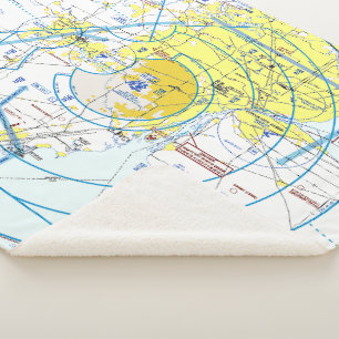 Aviation Chart Sherpa Blanket