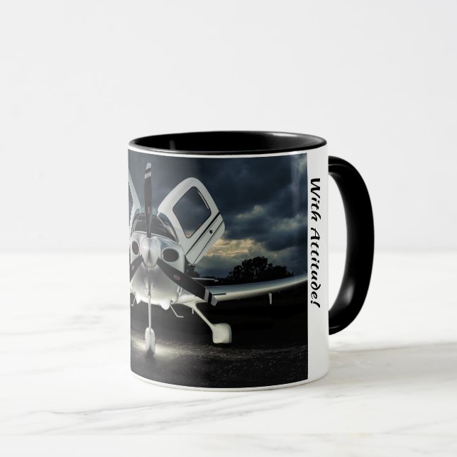 Aviation Coffee Mug With Attitude (Front Right)