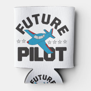 Aviation for Kids Flying High Future Pilots Plane Can Cooler