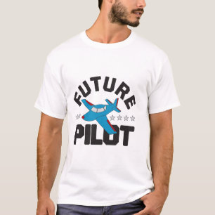 Aviation for Kids Flying High Future Pilots Plane T-Shirt