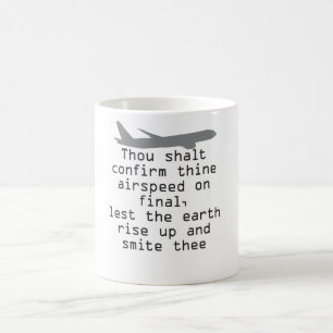 Aviation Humour Commandment Coffee Mug