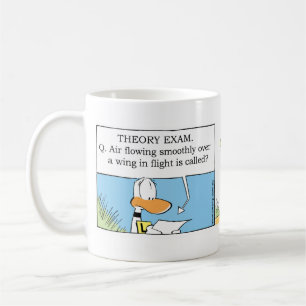 Aviation Humour Flight Exam Mug
